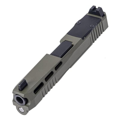 PSA Dagger Complete SW4 RMR Slide Assembly With Non-Threaded Barrel, Sniper Green - $189.99
