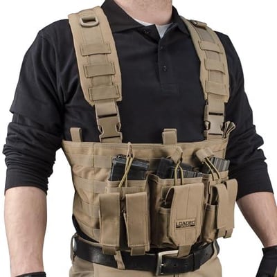 Barska Loaded Gear VX-400 Vest – Adjustable Fit, 3 Dual Pouches, MOLLE Compatible, Padded Shoulder Straps, Quick-Release Buckles - $30 + FREE Shipping