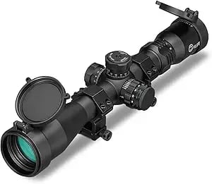 25% off CVLIFE EagleFeather 4-16X44 Side Focus Parallax Rifle Scope for Hunting, Illuminated Mil-Dot Reticle, 30mm Tube Long Range Scope, Second Focal Plane Riflescope w/code MSPRHNWU - $61.49 + FREE Shipping