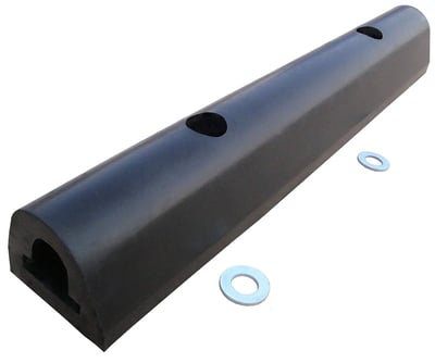 YM D6466 Extruded Rubber Dock Bumper, 12" Length, 2" Width, 1-3/4" Depth - $11.96 + Free shipping over $25 (Free S/H over $25)