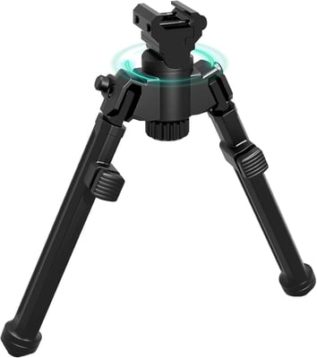 FTKSIADJ Picatini rifle bipod with 360° rotation and 10 gear height adjustment - $18.99 with code "5024K5WA" (Free S/H over $25)