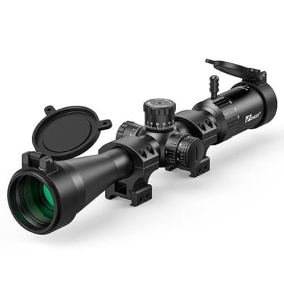 25% off EZshoot 4-16x44 SFP Rifle Scope with Locking Turrets, Side Parallax Adjustment, BDC Reticle and 6 Levels Red Illumination - 30mm Tube Long Range Hunting Scope for 20mm Picatinny Rail w/code 5HOZZ49Z + FREE Shipping