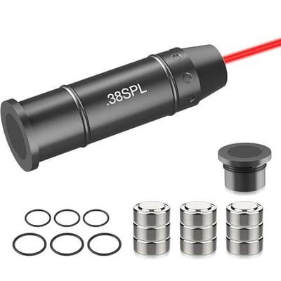 EZAIMING .38SPL Laser Training Cartridge for Dry Fire Training with 3 Sets Batteries - $22.99 + FREE Shipping
