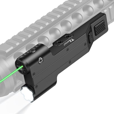 33% off EZshoot 1600 Lumen Rifle Light Laser Combo with USB Rechargeable, Green Laser Light Combo Compatible with Picatinny Rail, Rechargeable Picatinny Flashlight for Rifle with Strobe Mode w/code 274BUUYY + FREE Shipping