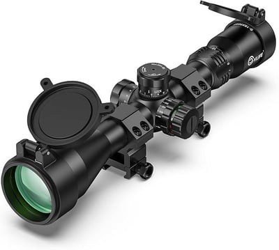 CVLIFE EagleFeather F02 Rifle Scope with Side Focus Parallax Adjustment, Illuminated Mil-Dot Reticle, 30mm Tube SFP Riflescope with 20mm Scope Rings - $89.99 w/code "QM7SCAI5" + $20 Prime discount + FREE Shipping