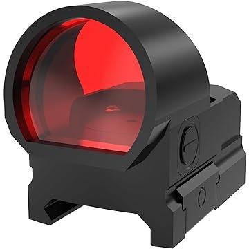 UUQ Eagle C28 Shake Awake Red Dot Sight Compatible with RMR Footprint and Picatinny Mount Include Universal Plate - 2moa 1x26mm Round Lens 10 Brightness - $95.99 + FREE Shipping