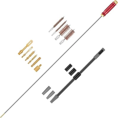 30% off CVLIFE 36” Gun Cleaning Rod, Bore Guide for .22 to .50 Caliber Rifles, Bore Brushes, Brass Jags, Slotted Tips, Carbon Fiber Rifle Cleaning Rod Universal Gun Cleaning Kit for Hunting and Shooting w/code 2VMBP4JW - $34.99 + FREE Shipping