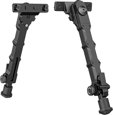 50% off MidTen 7.5-9 Inches Rifle Bipod Adjustable Compatible with M-Rail Bipod for Rifle for Outdoor, Range, Hunting and Shooting Bipod for M-Rails w/code QQFGK6K4 - $18.50 + FREE Shipping
