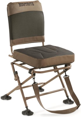 Guide Gear Huntrite 360 Swivel Hunting Blind Chair, 300 Pound Capacity, Folding, Lightweight, Portable, Padded Cushion Hunting Seat, Hunt Gear and Equipment, Black - $59.99 + FREE Shipping