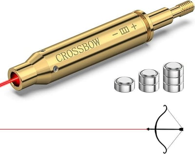 MidTen Crossbow Red Laser Bore Sight with 2 Sets of Batteries - $7.49 w/code "82R46CM7" + FREE Shipping