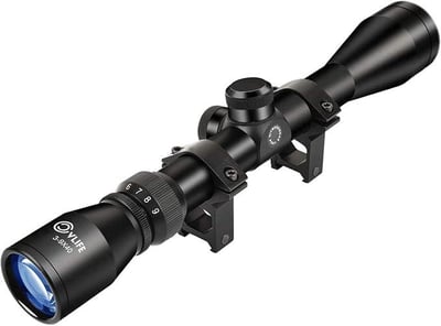 CVLIFE 3-9x40 Optics R4 Reticle Crosshair Scope with Scope Mounts - $14.99 w/code "HVTB8FHD" + FREE Shipping