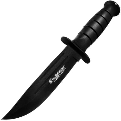 S&W 10.5in High Carbon S.S. Fixed Blade Knife with 6in Bowie Blade - $24.86 (Free S/H over $25)