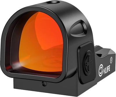 40% off CVLIFE WolfCovert Auto-Brightness Multi Reticle Red Dot Sight for RMR, 3 MOA Dot & 32 MOA Circle Reflex Sight, Motion Awake Pistol Red Dot Scope Optic with Adapter Plate for MOS & 21mm Picatinny Base w/code 2XH3FCK7 - $65.99 + FREE Shipping