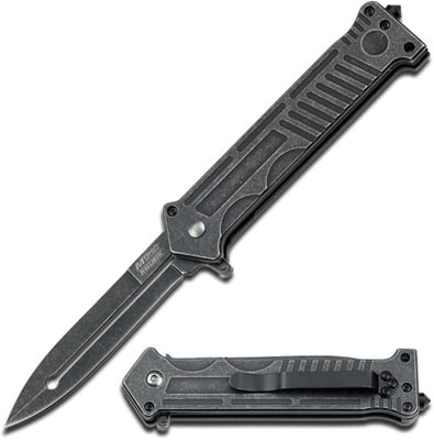 MTECH USA MT-A840P Spring Assisted Joker Knife, 4.75" Closed,Stonewash - $7.99 + FREE Shipping