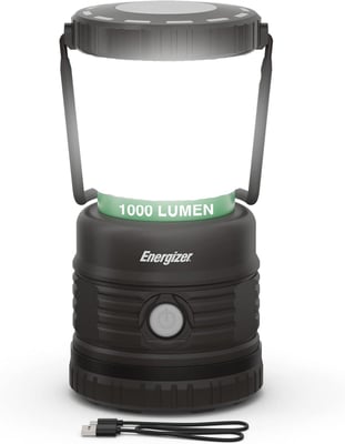 ENERGIZER LED Camping Lantern X1000, Bright and Rugged Tent Light, Water Resistant Lantern for Camping, Hiking, Fishing, Emergency (USB Cable Included) - $17.19 + FREE Shipping