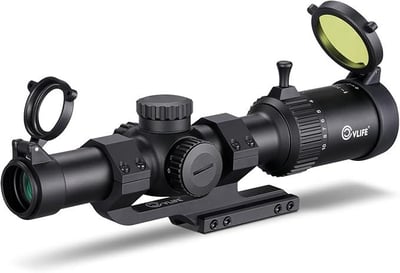 CVLIFE EagleFeather 1-10x24 LPVO Rifle Scope with 30mm Cantilever Mount, Red Green Illuminated BDC Reticle, Second Focal Plane with Zero Reset - $125.99 w/code "LPVO1101" + $30 Prime discount + FREE Shipping
