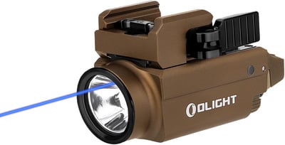 OLIGHT Baldr S Blue Beam 800Lm Magnetic USB Rechargeable Tactical Flashlight White LED Combo 1913 or GL Rail, Battery Included (Desert Tan) - $90.99 + FREE Shipping