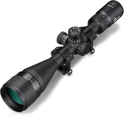 CVLIFE EagleFeather AO Rifle Scope with Red/Green Illuminated Mil-dot Reticle and Front Parallax Adjustment, 1 inch Tube - $59.39 w/code "TEG8VHTL" + 10% Prime discount + FREE Shipping