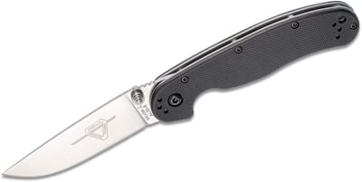 Ontario Knife OKC Rat II Satin Folding Knife, 7" - $23.88 (Free S/H over $25)