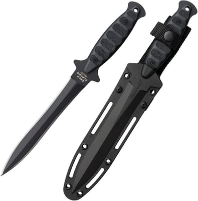 COLD STEEL Drop Forged Wasp Dagger 52100 Steel Single-Piece 6.75" Spear Point Blade 5.5" Handle Fixed Blade Knife w/Secure-Ex Sheath - $56.99 + FREE Shipping
