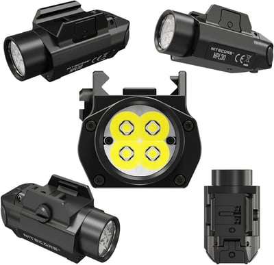 Nitecore Piston Rail Mount Light NPL30 - 1200 Lumen High Performance (NPL30 + 2X CR123A) - $69.95 + FREE Shipping