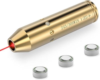 MidTen .243 308 Red Dot Boresighter with Batteries - $13 w/code "6NYHGIOA" + FREE Shipping