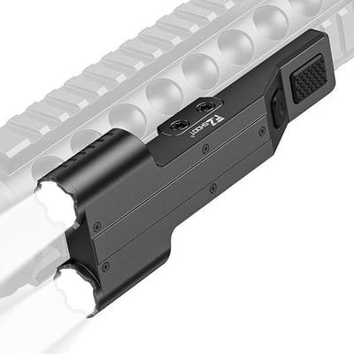 EZshoot 2000 Lumen Dual LED Rifle Light USB Rechargeable Compatible with Picatinny Rail with Strobe Mode - $48.99 w/code "FR3QO6F5" + FREE Shipping