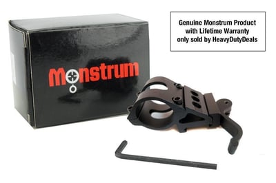 Monstrum Tactical 1" Offset Picatinny/Weaver Rail Mount for Flashlights with Quick Release - $11.95 (Free S/H over $25)