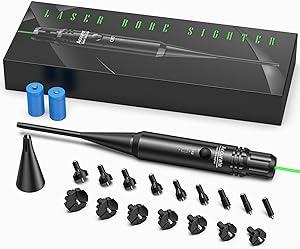 EZshoot Bore Sight Kit for .17 to 12GA Caliber Green or Red Laser with Big Button Switch - $16.51 w/code "EZ303PRO118" + FREE Shipping