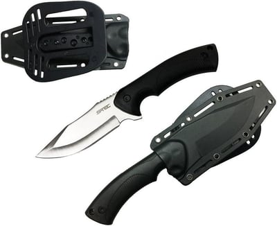 9" Full Tang Tactical Knife with ABS Plastic Sheath (Silver Tactical) - $14.49 + FREE Shipping