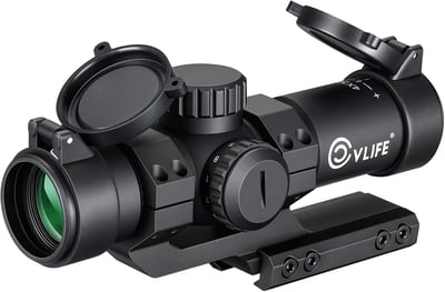 20% off CVLIFE Compact Rifle Scope with Illuminated Reticle, Zero Reset, Fixed Magnification Hunting Riflescope with 30mm Offset Scope Mount w/code R59KHEDD - $47.99 + FREE Shipping