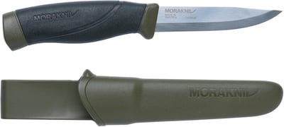 Morakniv Companion Heavy Duty Knife with Sandvik Carbon Steel Blade, Military Green, 0.125/4.1" - $16.50 + FREE Shipping