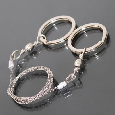 Ultimate Survival Technologies Saber Cut Wire Saw, Silver - $0.01 shipped (Free S/H over $25)