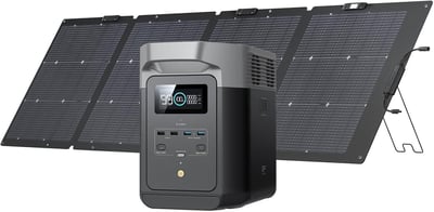 EF ECOFLOW Solar Generator DELTA2 with 220W Solar Panel - $529 + FREE Shipping
