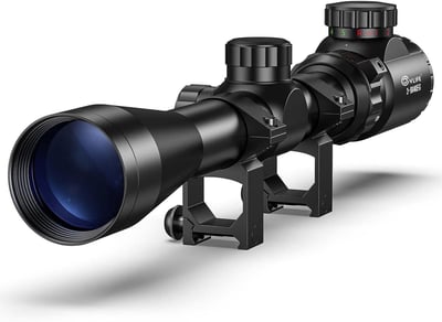 20% off CVLIFE 3-9x40 Rifle Scope, Red & Green Illuminated Optical Riflescope, 1 inch Tube Scope for Hunting with Mounts w/code MQF8W3QG - $20.79 + FREE Shipping