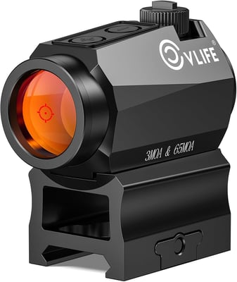 CVLIFE Multiple Reticle Red Dot Motion Awake 1x20mm with Absolute Co-Witness Riser and Low Mount for 21mm Picatinny, IPX7 Waterproof & Fogproof, 50.000h Runtime - $57.59 w/code "FQVELNHE" + $10 Prime discount + FREE Shipping