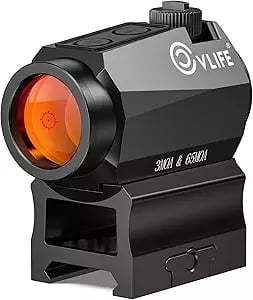 CVLIFE Multiple Reticle Red Dot Motion Awake 1x20mm with Absolute Co-Witness Riser and Low Mount for 21mm Picatinny, IPX7 Waterproof & Fogproof, 50,000H Runtime - $58.49 w/code "R5F7Y73J" + FREE Shipping