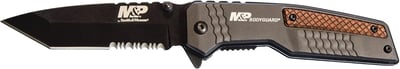 Smith & Wesson M&P Bodyguard 8.07" S.S Folding Knife with 3.5" Serrated Tanto Point Blade and Aluminum Handle - $16.8 + FREE Shipping