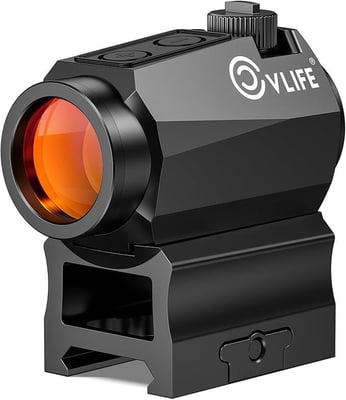 CVLIFE JackalHowl Red Dot Motion Awake 2 MOA IPX7 Waterproof & Fogproof 50.000H Battery Life 1x20mm for 21mm Picatinny Rail - $42.51 w/code "J2656E4H" + $7.5 Prime discount + FREE Shipping
