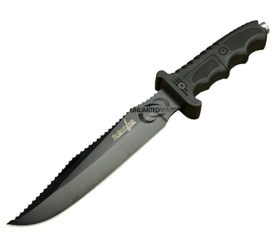 Unlimited Wares HK-718 Fixed Blade Military Tactical Knife 13-Inch Overall - $8.15 + Free S/H over $49 (Free S/H over $25)