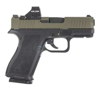 PSA Dagger Micro 9mm Pistol - Shield Cut W/ Holosun 407K, Sniper Green Slide, 2-Tone - $399.99
