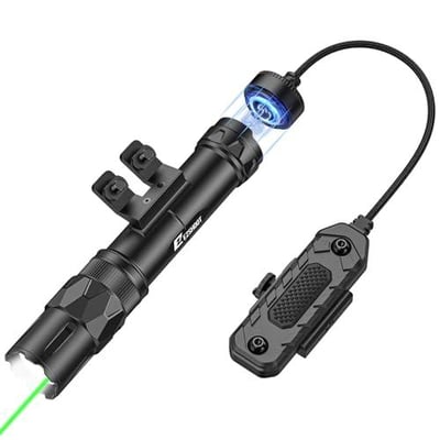 EZshoot 2500 Lumens Rifle Laser Light Combo with Magnetic Remote Pressure Switch, Rechargeable Compatible with M-Rail - $66.49 w/code "7YEY4VTF" + FREE Shipping