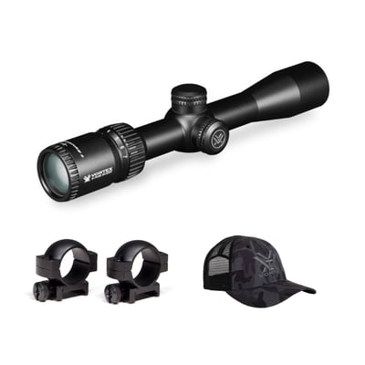 Vortex Crossfire II 2-7x32 Scout Scope (V-Plex MOA Reticle) with 1-inch Riflescope Rings and Hat - $99 w/code "FCVC99" (Free 2-day S/H)