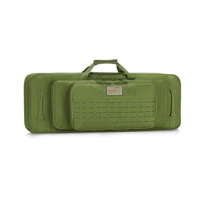 50% off CVLIFE 36" 42" 46'' Soft Rifle Case Triple Layered Double Rifle Bag, Oversized Long Gun Bag with Lockable Zipper and Backpack Strap, Rifle Backpack Gun Case for Outdoor Hunting Shooting Range w/code 2CP8EEB4 + FREE Shipping