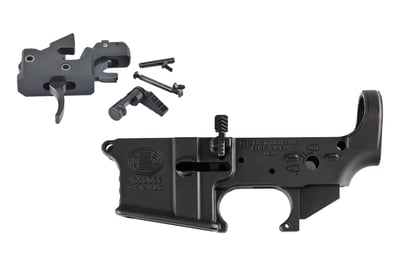 Partisan Triggers Disruptor AR-15 3 Position Drop In Forced Reset Trigger + Dirty Bird MCF-A Ambidextrous Lower Receiver - $429.95 (FREE Shipping over $50)