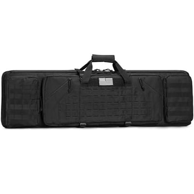 50% off CVLIFE 36" Soft Rifle Case Tactical Double Long Gun Bag,with Lockable Zipper and Backpack Strap,Rifle Backpack Rifle Bag Gun Case for Outdoor Hunting Shooting Range, Black w/code GTIRLTBL + FREE Shipping