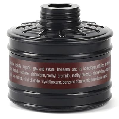 40mm Gas Mask Filter, Single Gas Mask Filter Against Vapors, Dust, Paint, Spray, Welding - $8.99 (Prime Member Price) + FREE Shipping