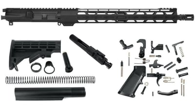 Rifle Build Kit 5.56 RTB Complete 16" Upper Receiver M4 6-Positon Stock Kit BN LPK - $270.53 w/code "1776" 