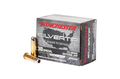 Winchester Ammunition Silvertip 38 Special 110gr Hollow Point Handgun Ammo - 20 round box - W38ST - $12.99 (FREE Shipping over $50)