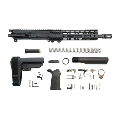 PSA 10.5" Carbine-Length 5.56 NATO 1/7 Phosphate 9" Lightweight M-Lok MOE SBA3 Pistol Kit - $429.99